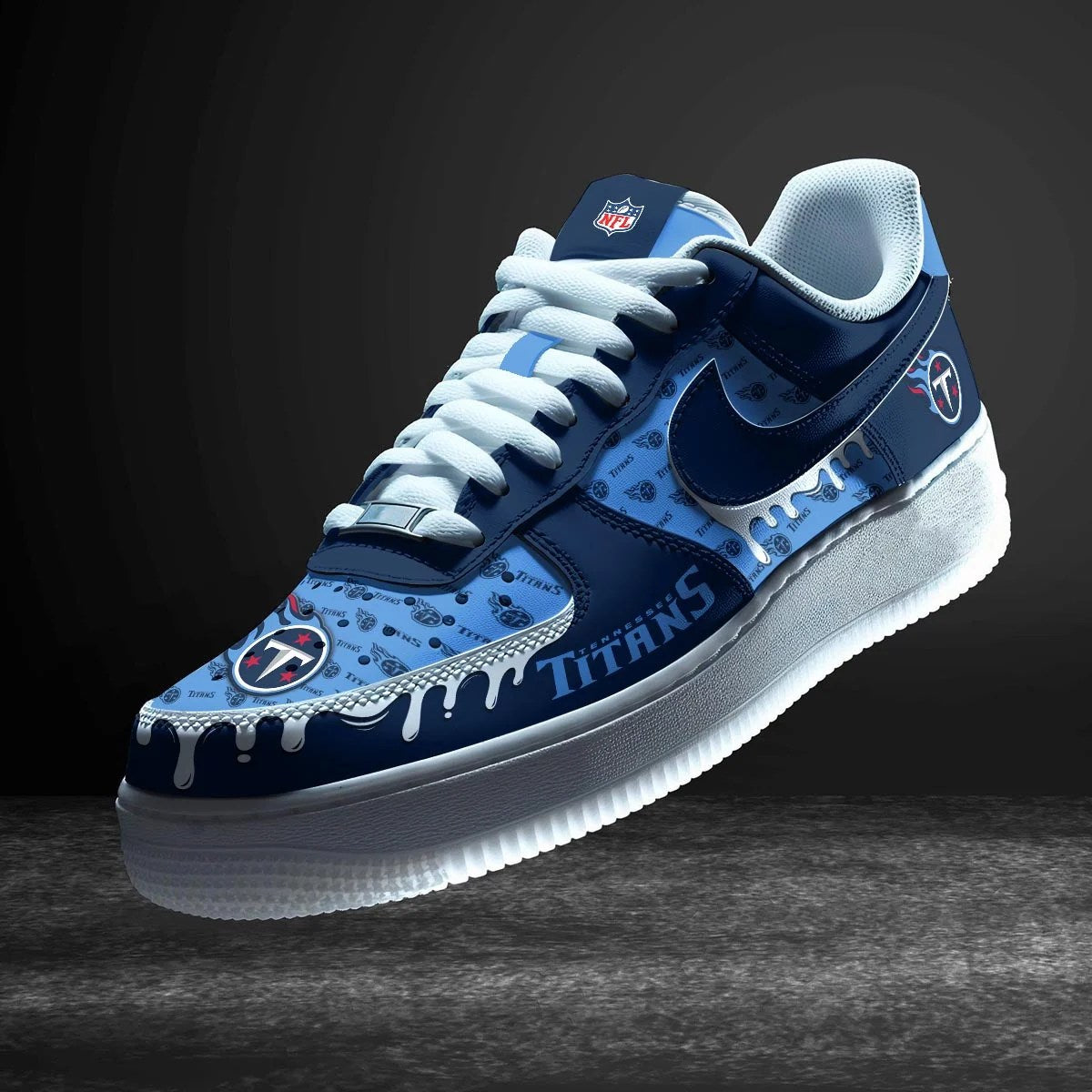 Tennessee Titans New Personalized AF1-1 Sneakers  AZDDAF1000021