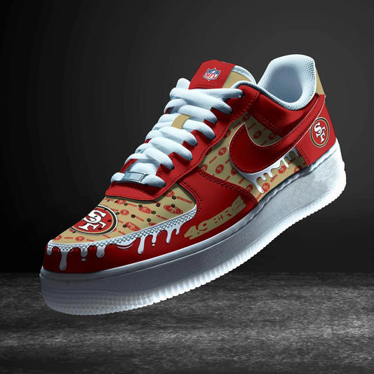 San Francisco 49ers New Personalized AF1-1 Sneakers  AZDDAF1000024