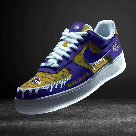 Baltimore Ravens New Personalized AF1-1 Sneakers  AZDDAF1000025