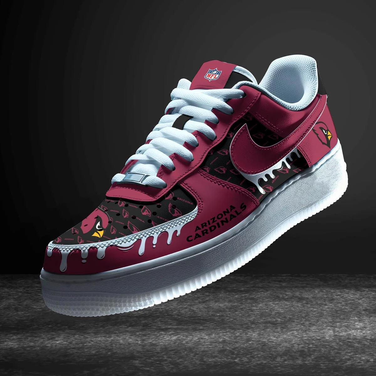 Arizona Cardinals New Personalized AF1-1 Sneakers  AZDDAF1000030