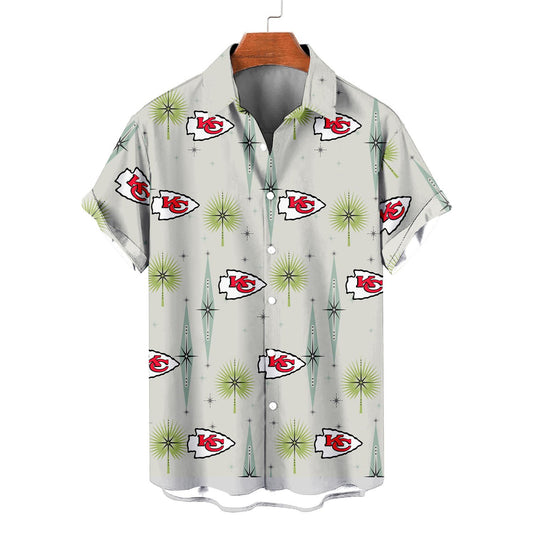 Kansas City Chiefs Summer Hawaiian Shirt Logo AZBTHWS000024