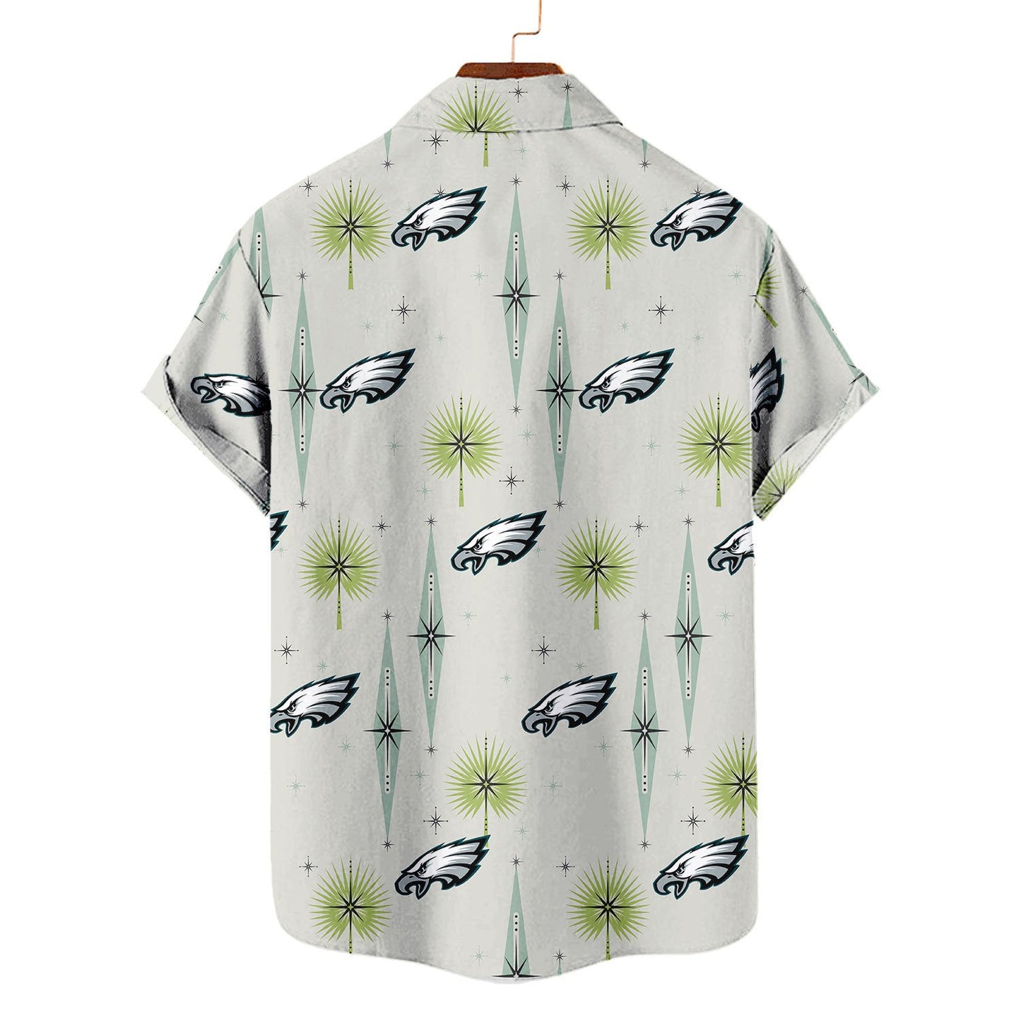 Philadelphia Eagles Summer Hawaiian Shirt Logo AZBTHWS000028