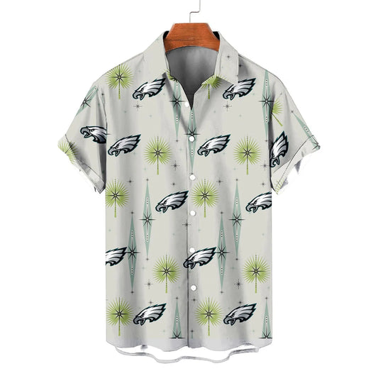 Philadelphia Eagles Summer Hawaiian Shirt Logo AZBTHWS000028