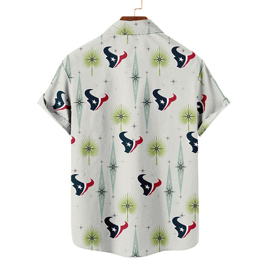 Houston Texans Summer Hawaiian Shirt Logo AZBTHWS000026