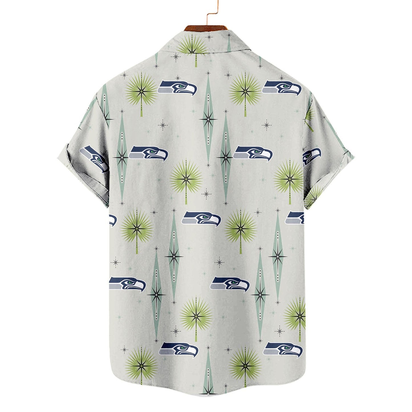 Seattle Seahawks Summer Hawaiian Shirt Logo AZBTHWS000002