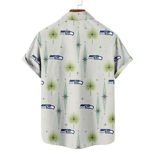 Seattle Seahawks Summer Hawaiian Shirt Logo AZBTHWS000002