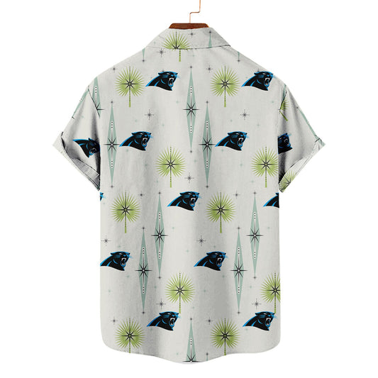 Carolina Panthers Summer Hawaiian Shirt Logo AZBTHWS000006