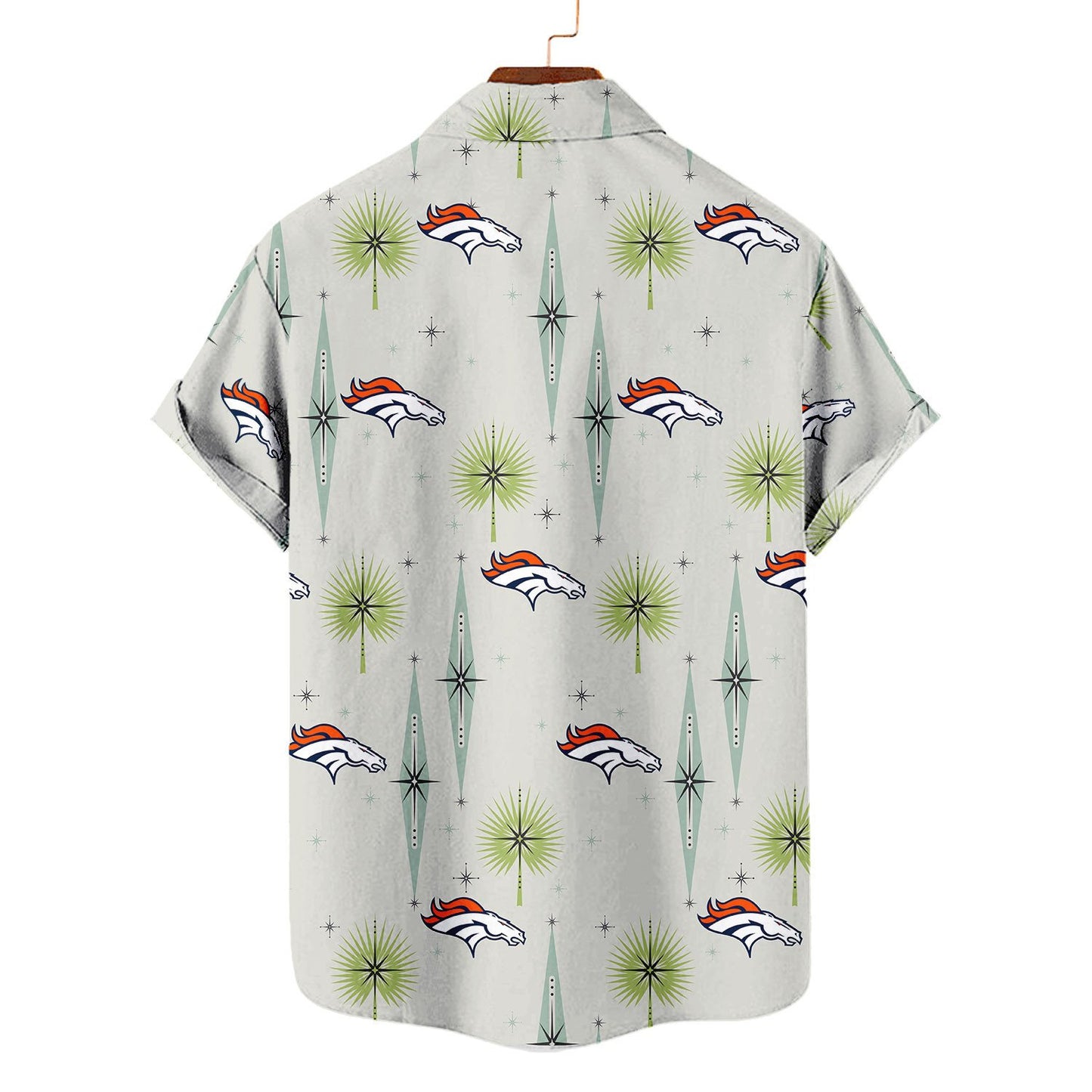 Denver Broncos Summer Hawaiian Shirt Logo AZBTHWS000022
