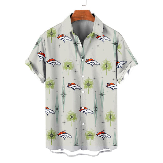 Denver Broncos Summer Hawaiian Shirt Logo AZBTHWS000022