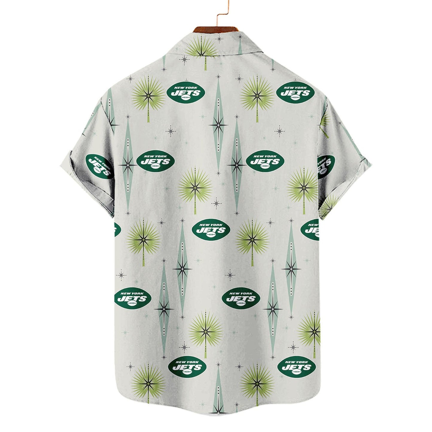 New York Jets Summer Hawaiian Shirt Logo AZBTHWS000019