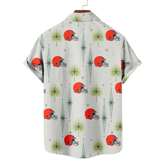 Cleveland Browns Summer Hawaiian Shirt Logo AZBTHWS000031
