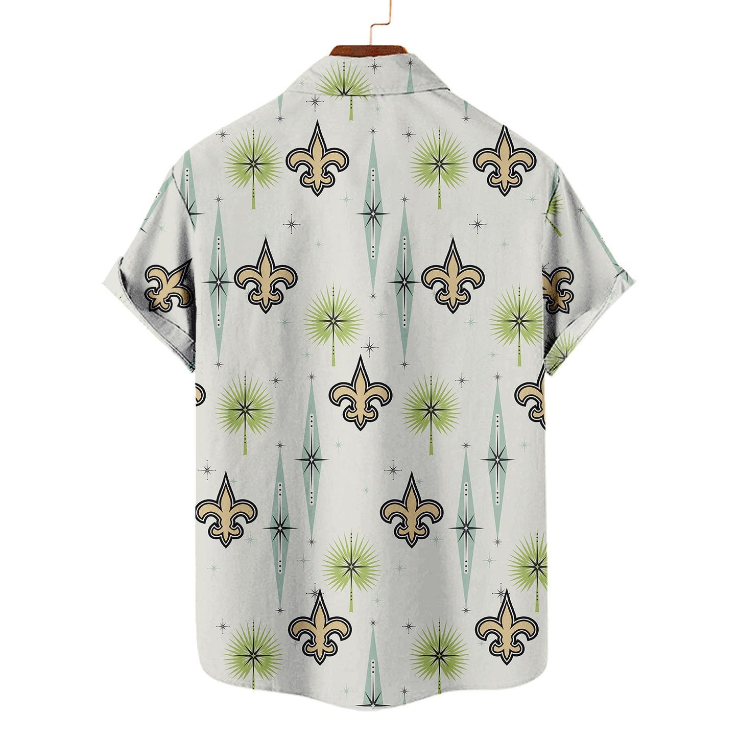 New Orleans Saints Summer Hawaiian Shirt Logo AZBTHWS000015