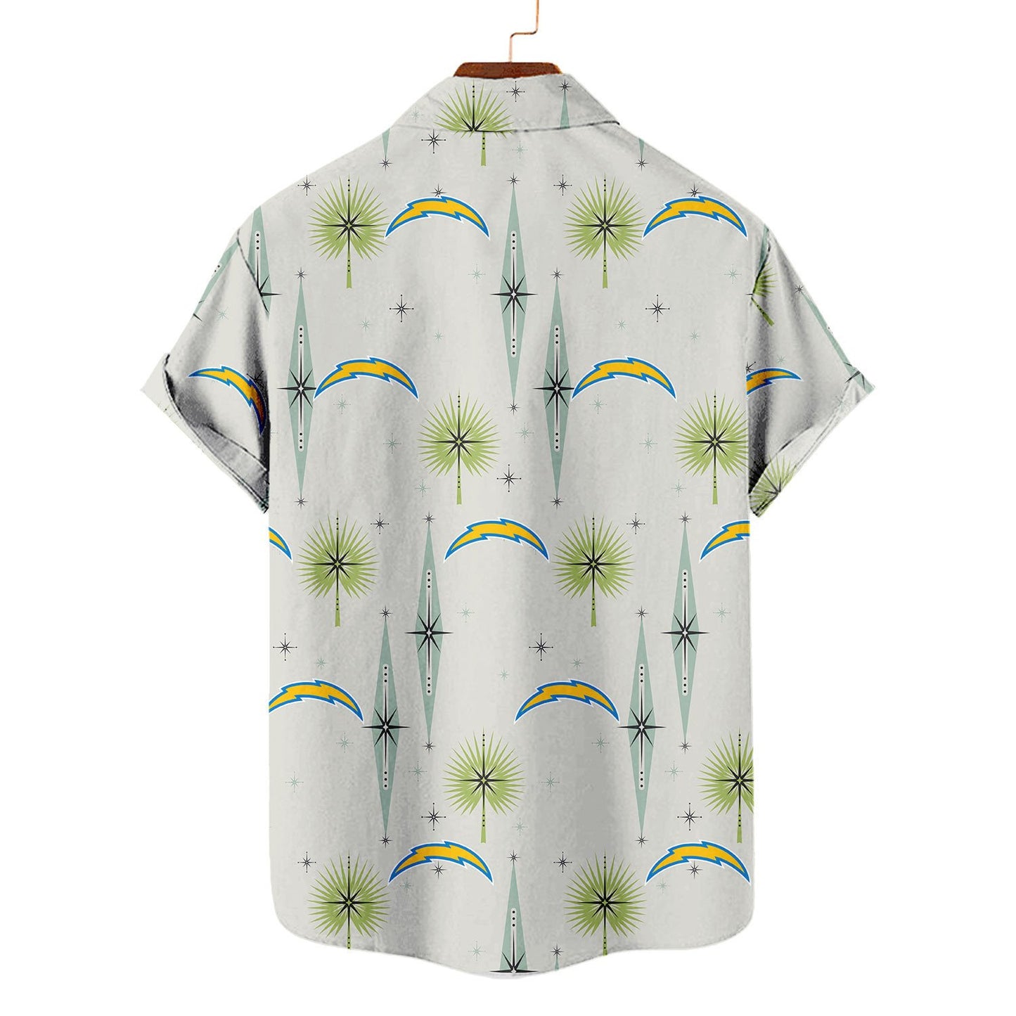 Los Angeles Chargers Summer Hawaiian Shirt Logo AZBTHWS000011
