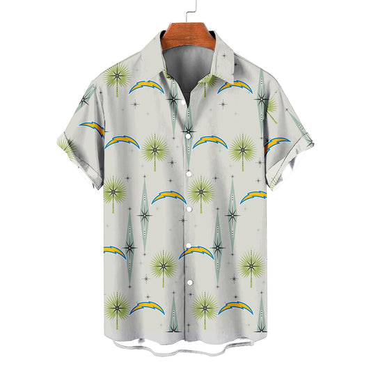 Los Angeles Chargers Summer Hawaiian Shirt Logo AZBTHWS000011
