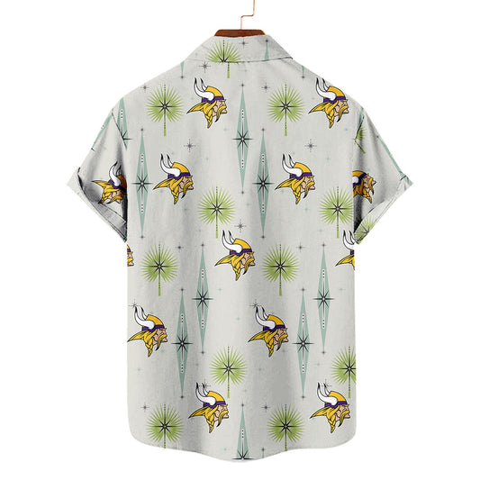 Minnesota Vikings Summer Hawaiian Shirt Logo AZBTHWS000017
