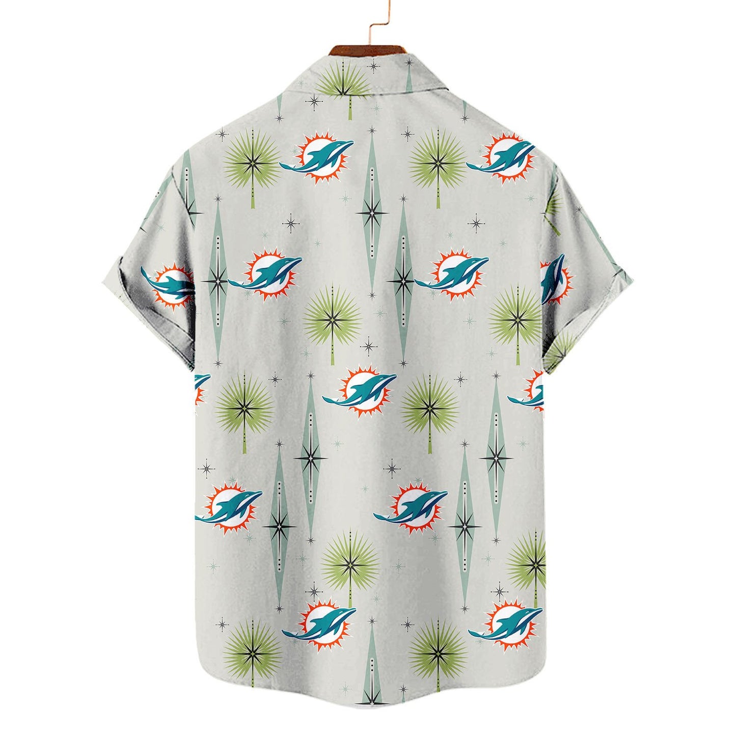 Miami Dolphins Summer Hawaiian Shirt Logo AZBTHWS000007