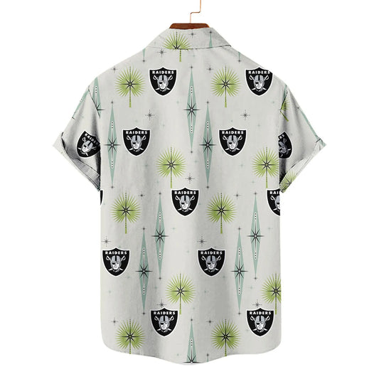 Las Vegas Raiders Summer Hawaiian Shirt Logo AZBTHWS000029