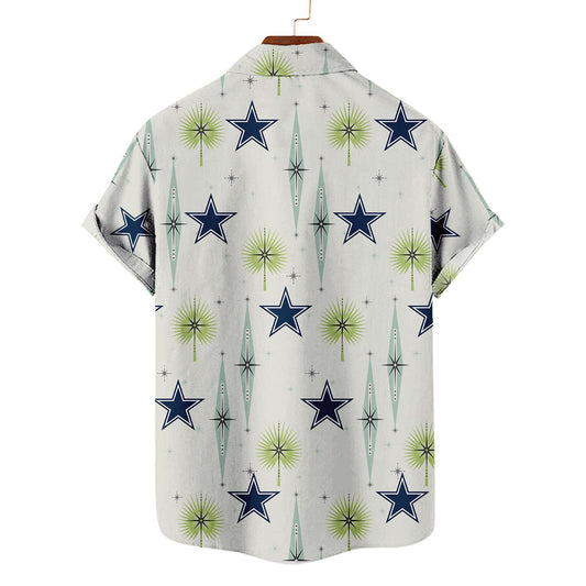 Dallas Cowboys Summer Hawaiian Shirt Logo AZBTHWS000010