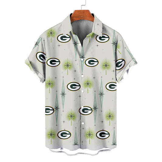 Green Bay Packers Summer Hawaiian Shirt Logo AZBTHWS000014