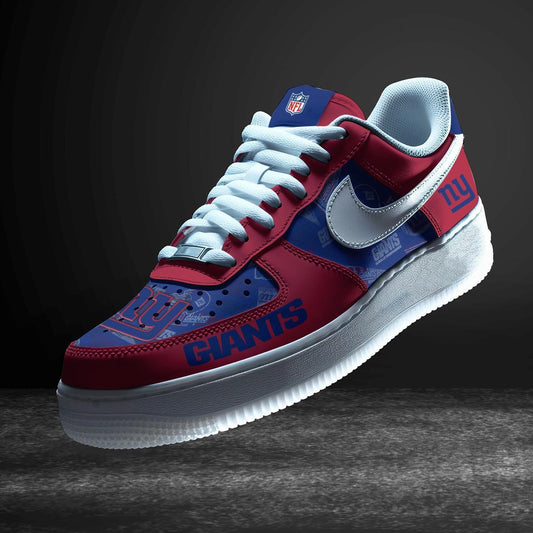 New York Giants Personalized  AF1-1 Logo Pattern Sneakers AZBTAF1000353