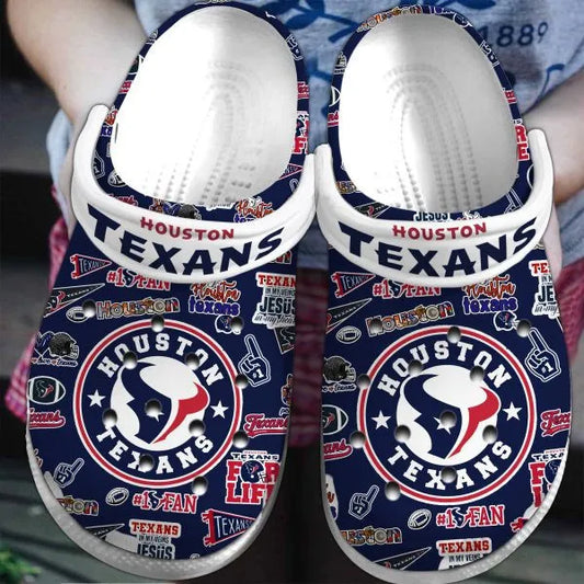 Houston Texans Clogs Shoes AZBTCL000064
