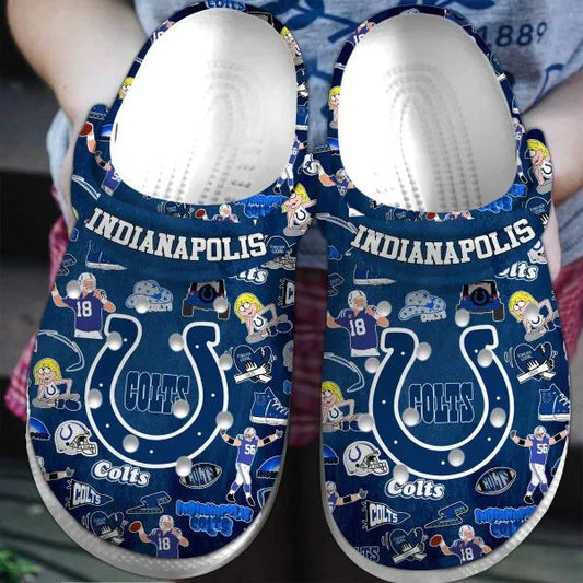 Indianapolis Colts Clogs Shoes AZBTCL000044