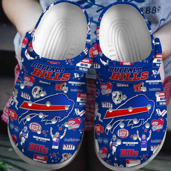Buffalo Bills Clogs Shoes AZBTCL000038