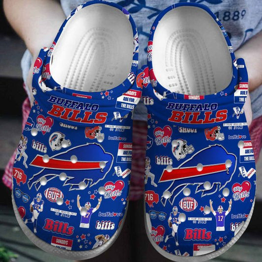 Buffalo Bills Clogs Shoes AZBTCL000038