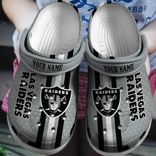 Las Vegas Raiders Clogs Shoes AZBTCL000051
