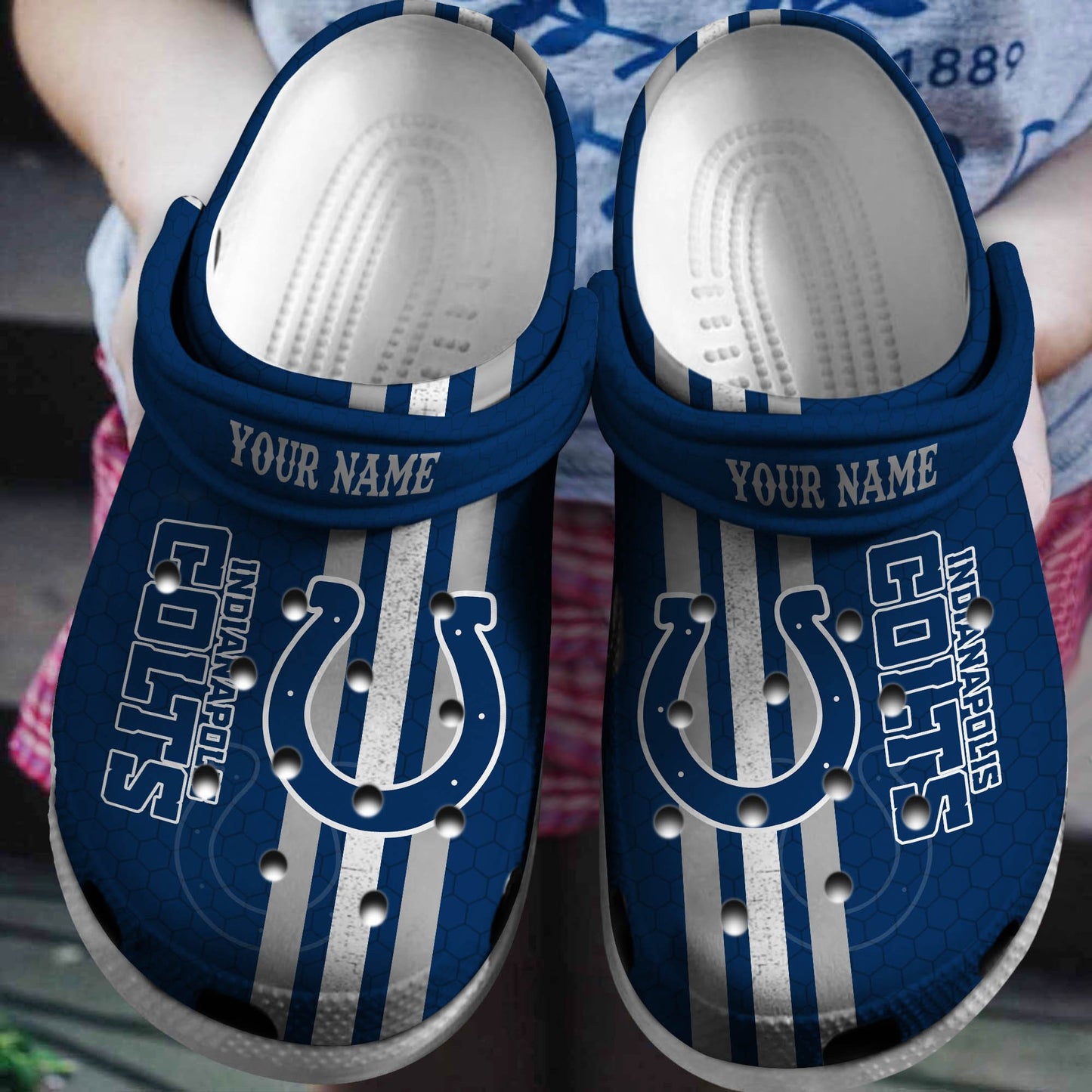 Indianapolis Colts Clogs Shoes AZBTCL000014