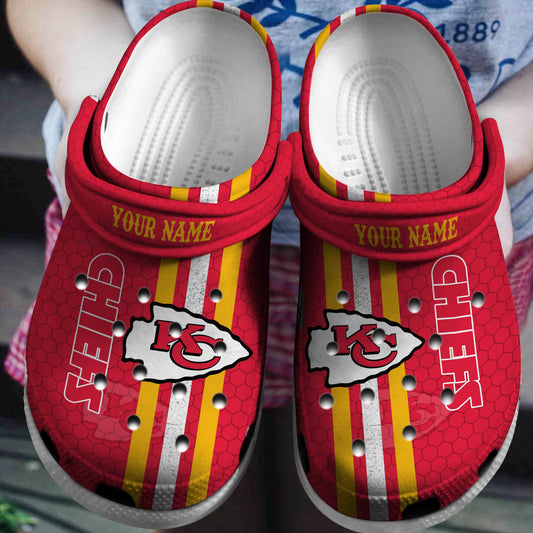 Kansas City Chiefs Clogs Shoes AZBTCL000056