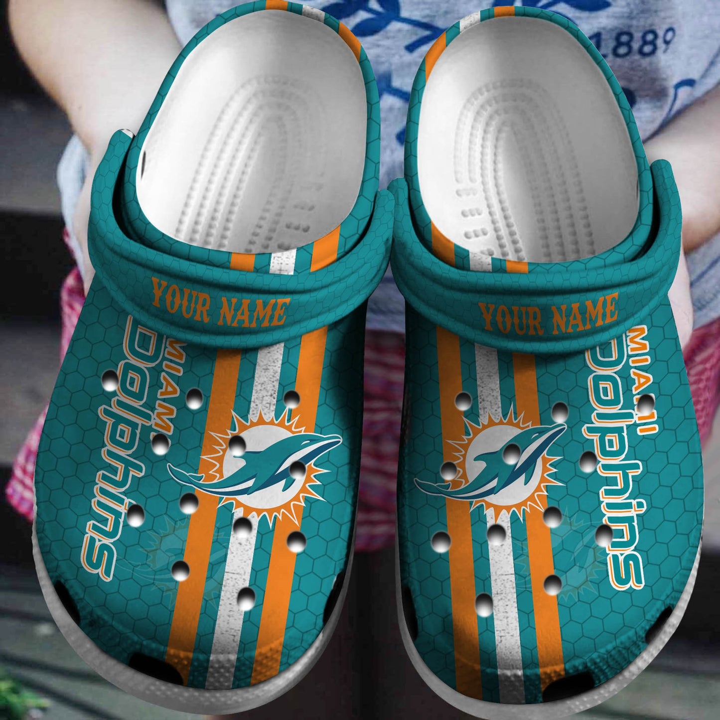 Miami Dolphins Clogs Shoes AZBTCL000057