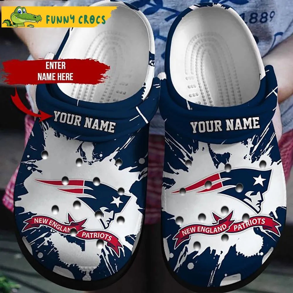 New England Patriots Clogs Shoes AZBTCL000033