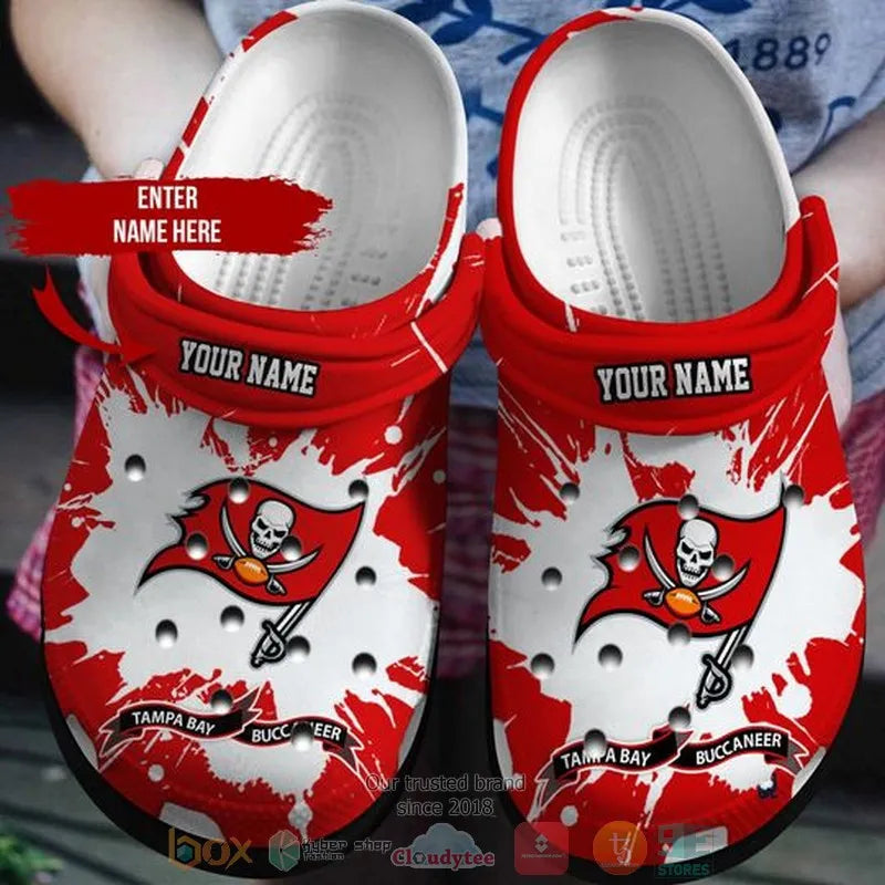 Tampa Bay Buccaneers Clogs Shoes AZBTCL000034