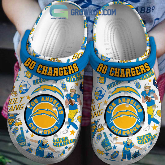Los Angeles Chargers Clogs Shoes AZBTCL000030