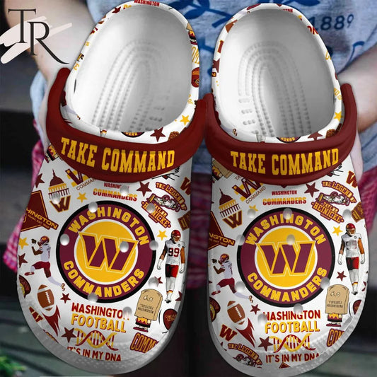 Washington Commanders Clogs Shoes AZBTCL000027