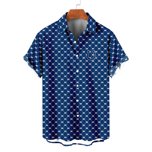 Indianapolis Colts Summer Hawaiian Shirt Logo D2 AZBTHWS000107