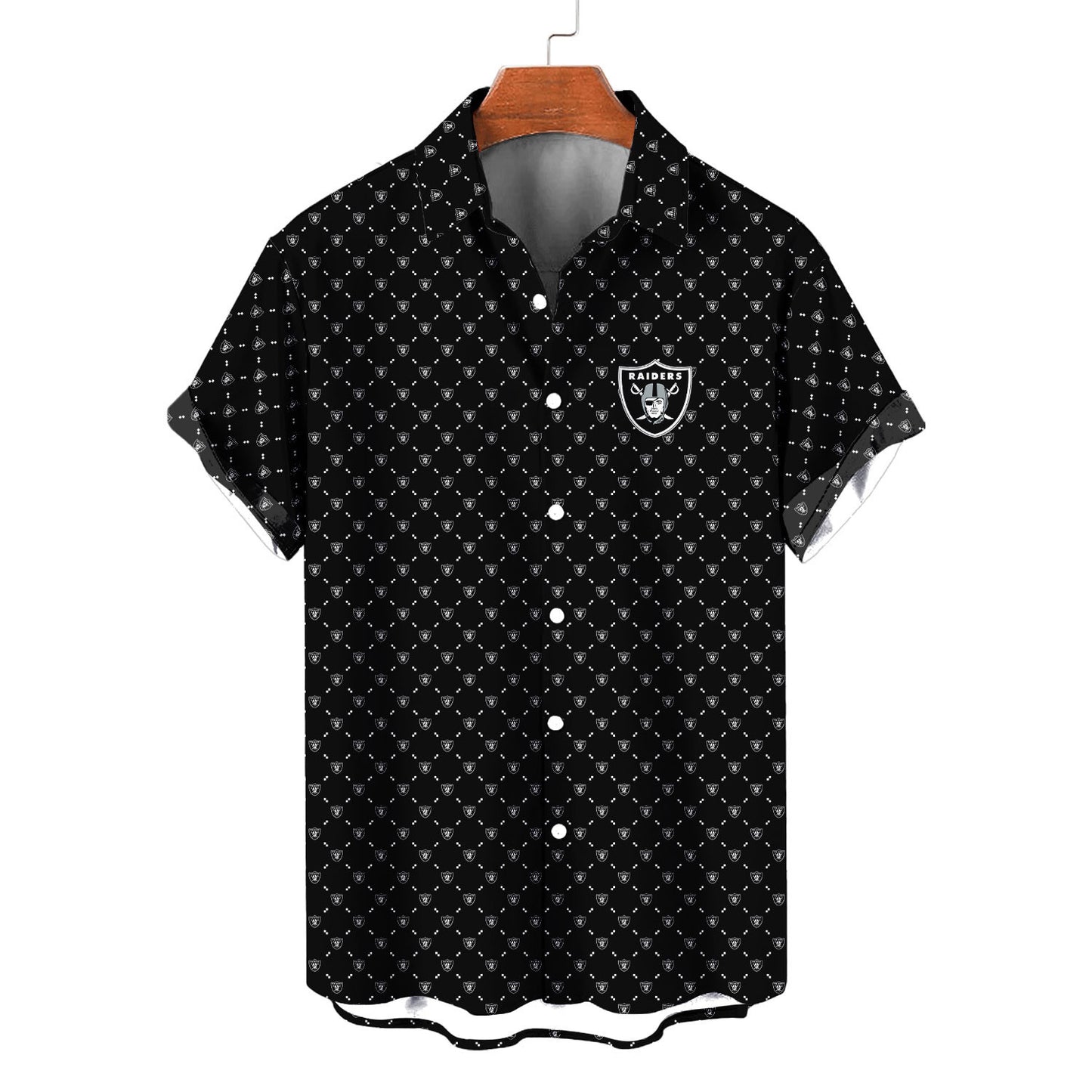 Las Vegas Raiders Summer Hawaiian Shirt Logo D2 AZBTHWS000122