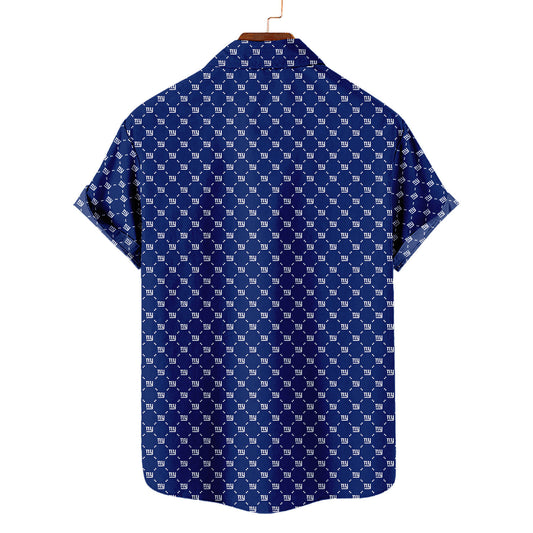 New York Giants Summer Hawaiian Shirt Logo D2 AZBTHWS000123