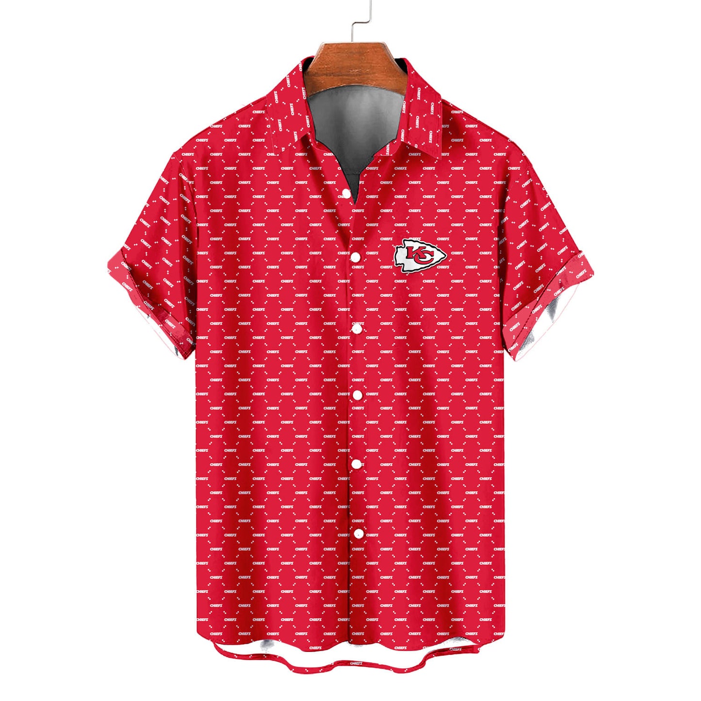 Kansas City Chiefs Summer Hawaiian Shirt Logo D2 AZBTHWS000102
