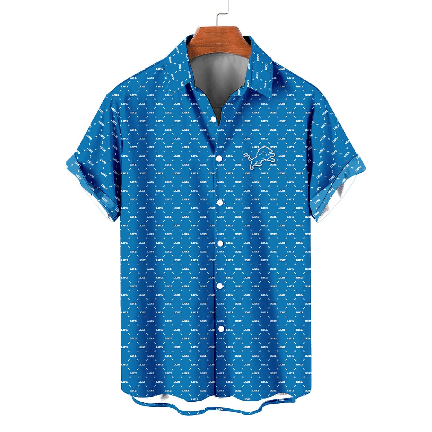 Detroit Lions Summer Hawaiian Shirt Logo D2 AZBTHWS000120