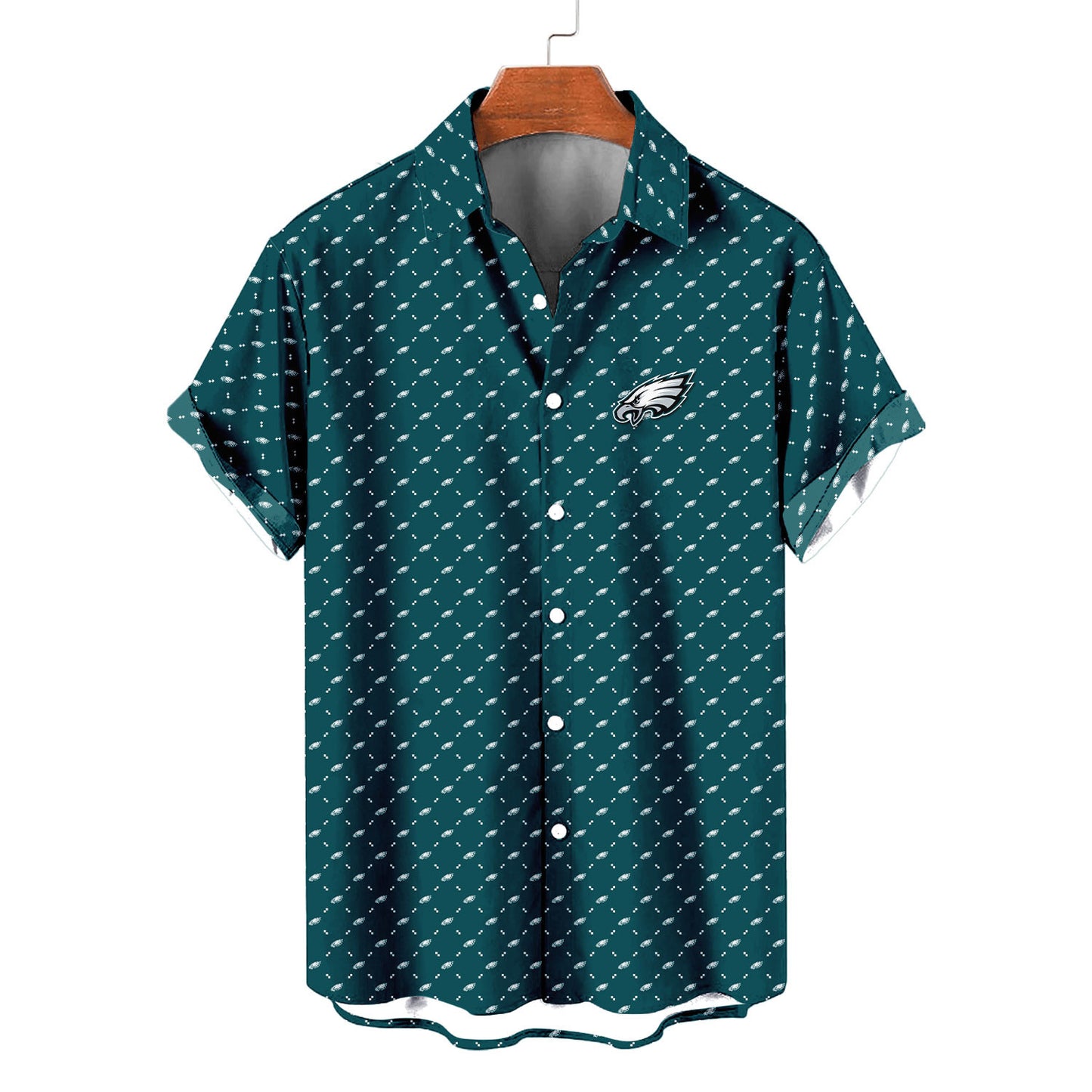 Philadelphia Eagles Summer Hawaiian Shirt Logo D2 AZBTHWS000128