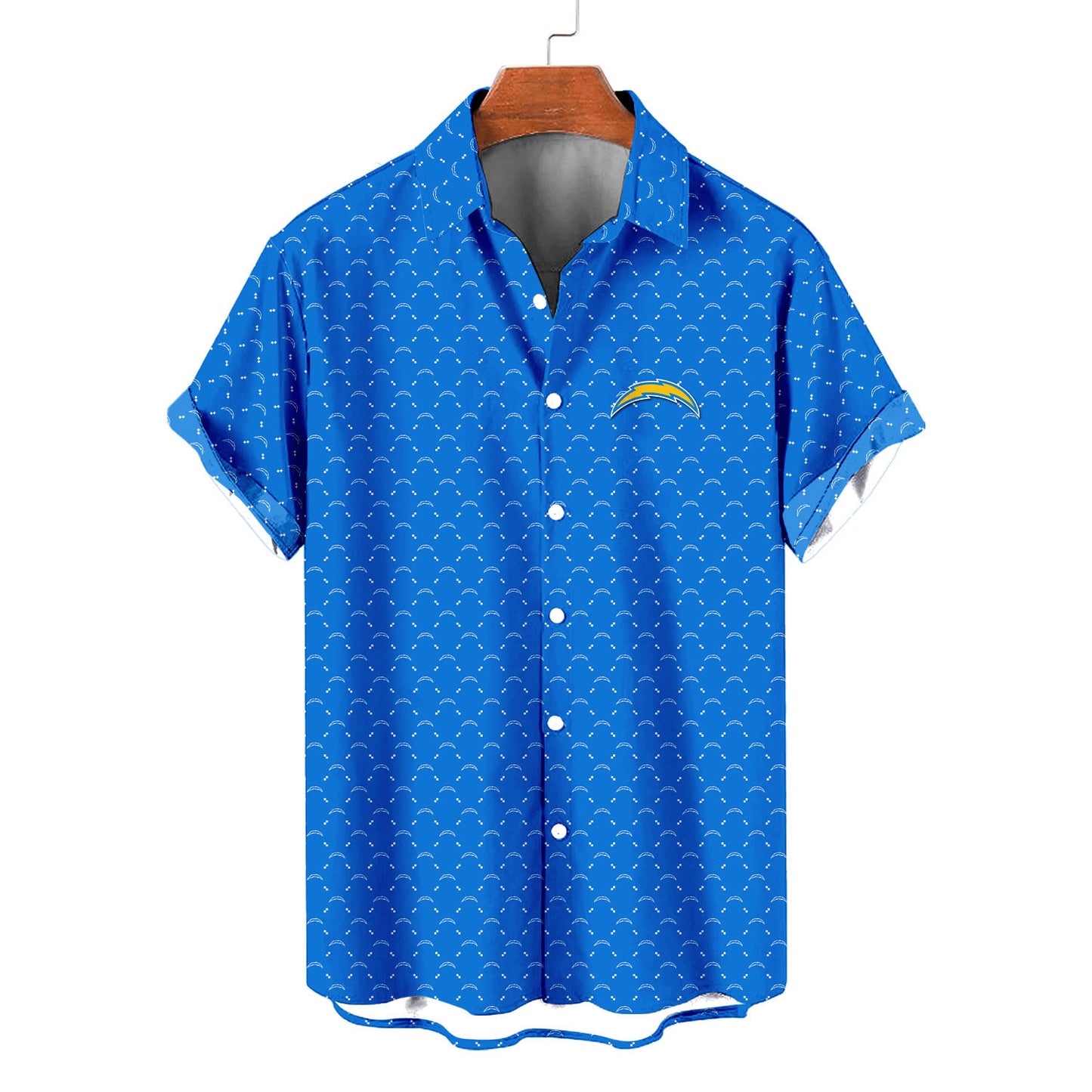 Los Angeles Chargers Summer Hawaiian Shirt Logo D2 AZBTHWS000126