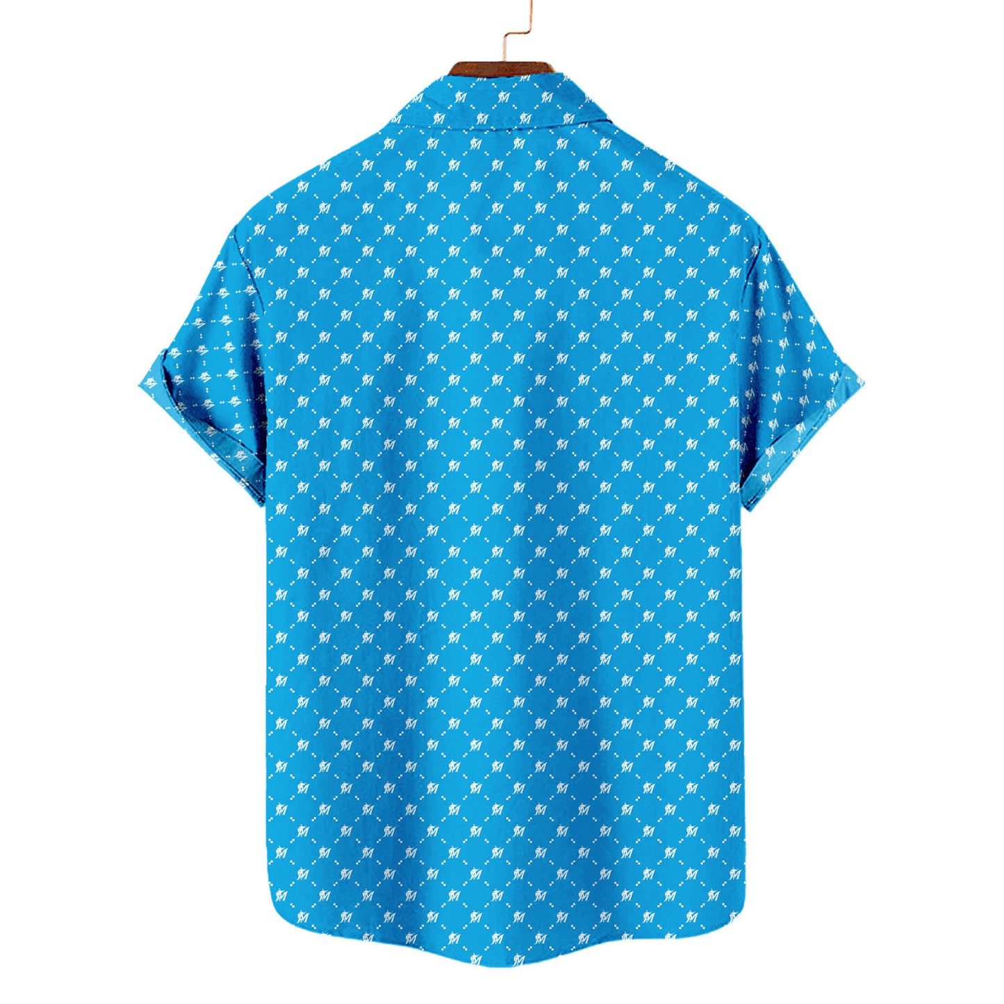 Miami Marlins Summer Hawaiian Shirt Logo D2 AZBTHWS000130