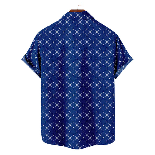 Chicago Cubs Summer Hawaiian Shirt Logo D2 AZBTHWS000133