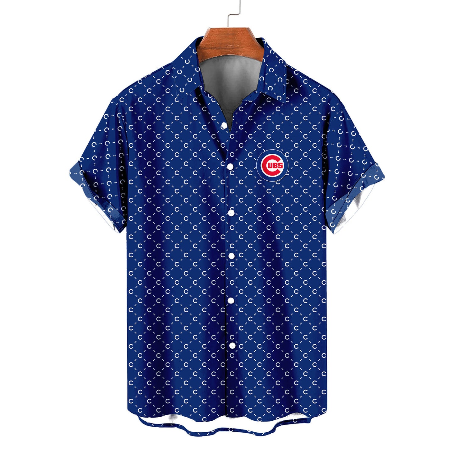 Chicago Cubs Summer Hawaiian Shirt Logo D2 AZBTHWS000133