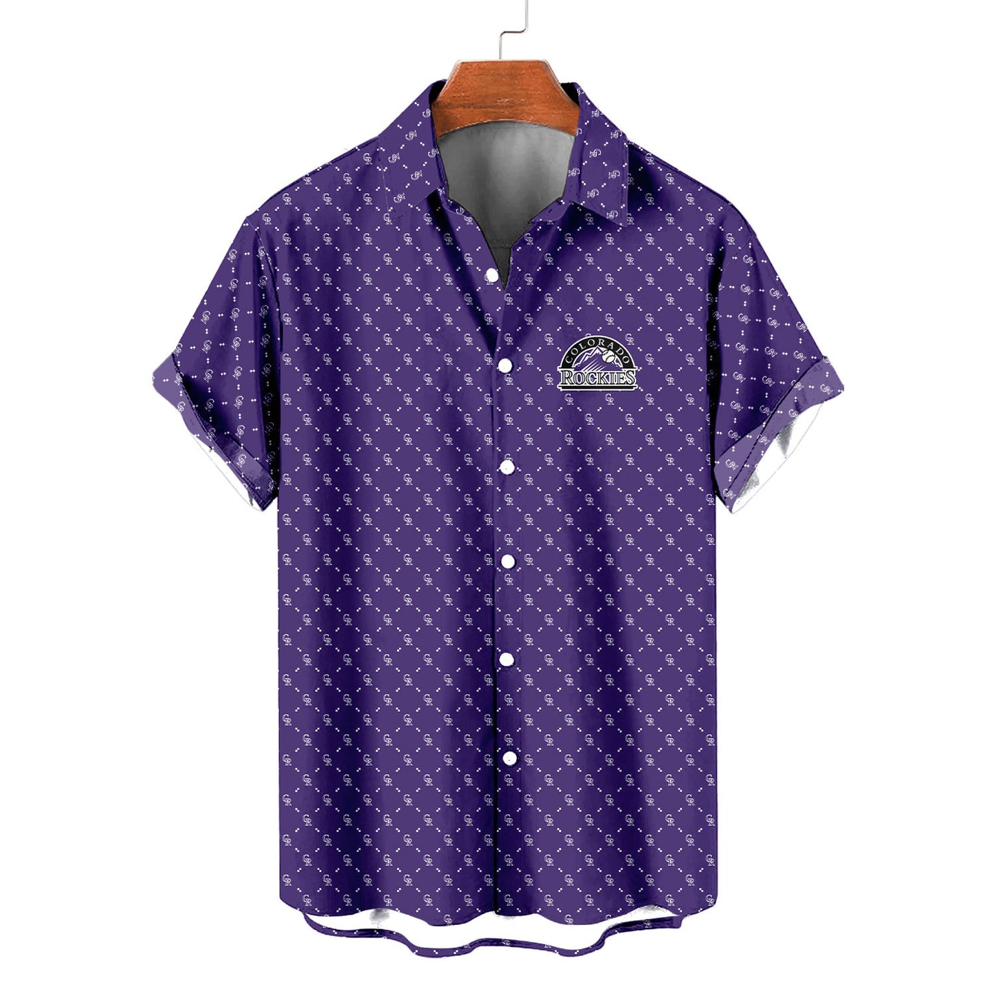Colorado Rockies Summer Hawaiian Shirt Logo D2 AZBTHWS000151