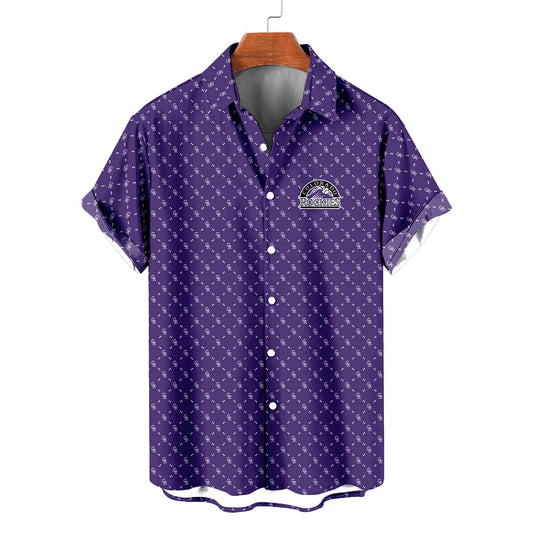 Colorado Rockies Summer Hawaiian Shirt Logo D2 AZBTHWS000151