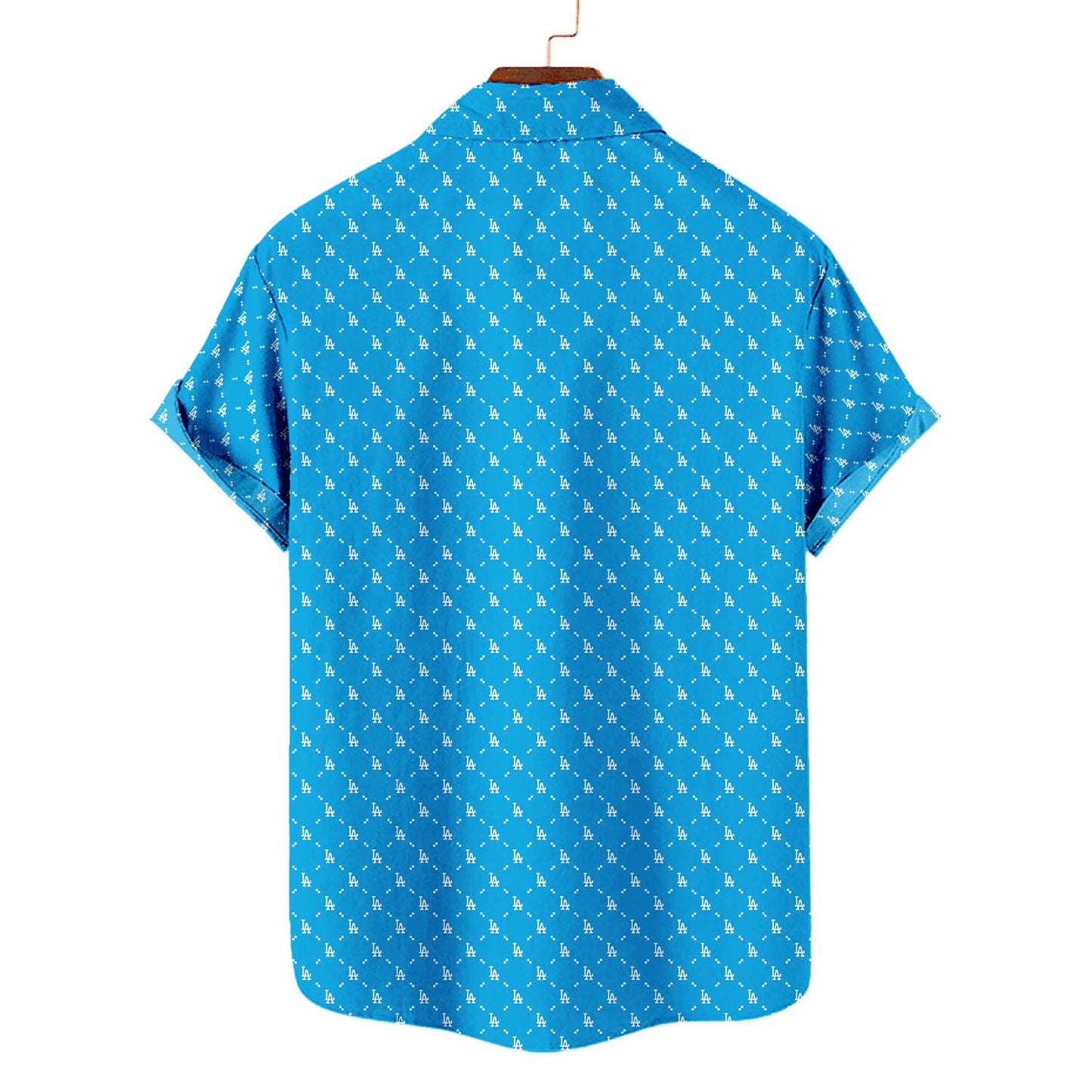Los Angeles Dodgers Summer Hawaiian Shirt Logo D2 AZBTHWS000144
