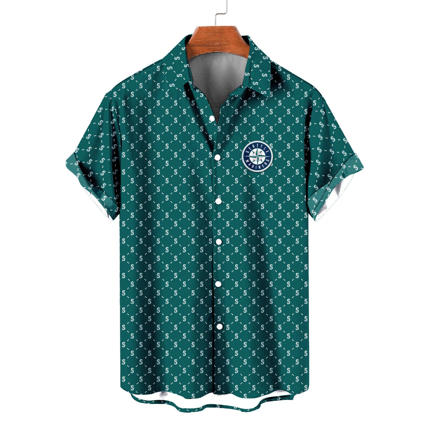 Seattle Mariners Summer Hawaiian Shirt Logo D2 AZBTHWS000149